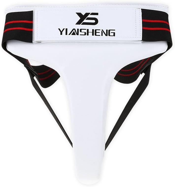 Revgear Women's Groin Guard Boxing Taekwondo MMA Karate Muay Thai Groin Ab Protector (S, White)