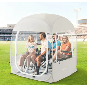 Sports Tent Instant Pop Up Tent Shelter with Sealed Floor Sun Shelter Clear Bubble Tent Sports Weatherproof Tent for Outdoor Watching Sport Events,Camping,Fishing (2~4Person)