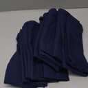 Blue Needles Solid Cloth Napkins Set of 12 Navy Blue 100% Cotton Dinner Napkins 18x18 inches - Reusable, Absorbent & Washable Linen, Ideal for Wedding Events Farmhouse Parties Hotel & Everyday Use