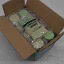 Juice Shot Containers, Glass, Clear, 2oz, Colored Lids & Silicone Grip Bands, Beverage Storage, Juicing, Ginger & Turmeric Bottles (Green)