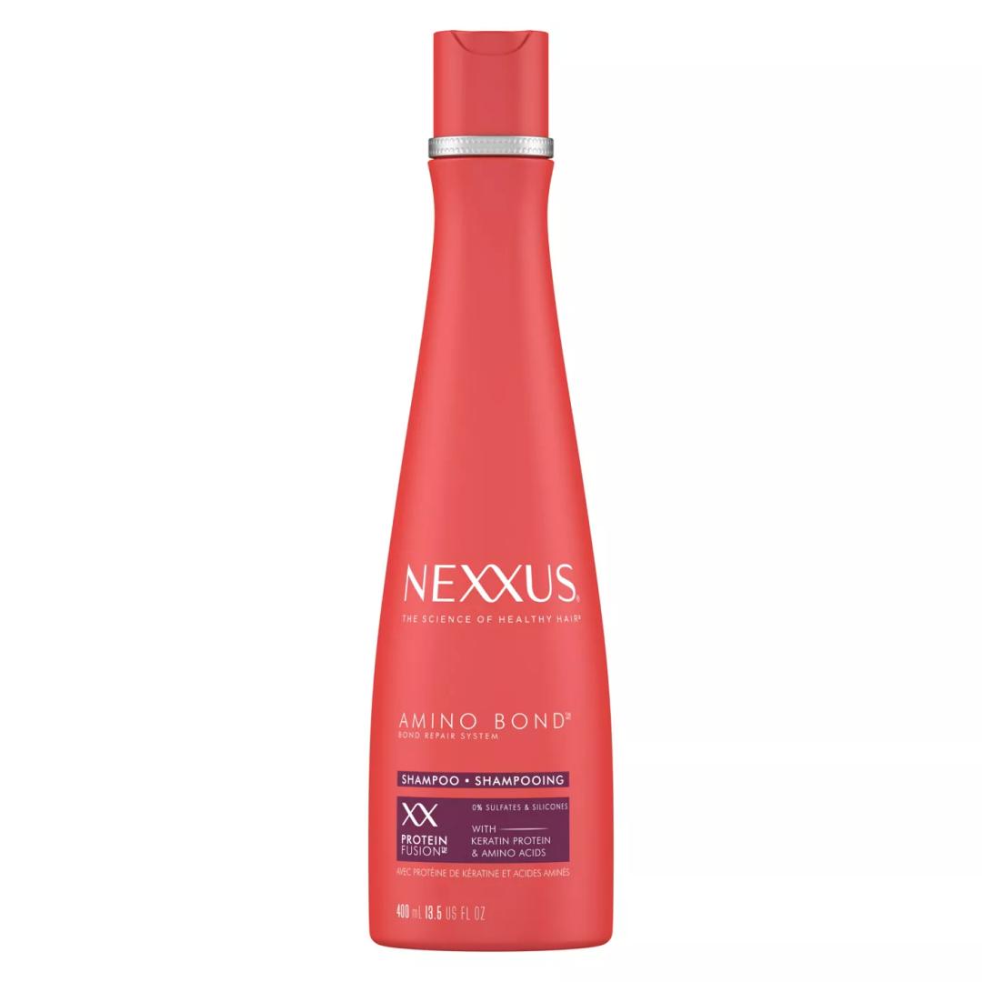 Nexxus Amino Bond Shampoo Bond Repair for Damaged Hair Powered by HYDROLINK BONDER with Amino5 Complex 13.5 oz