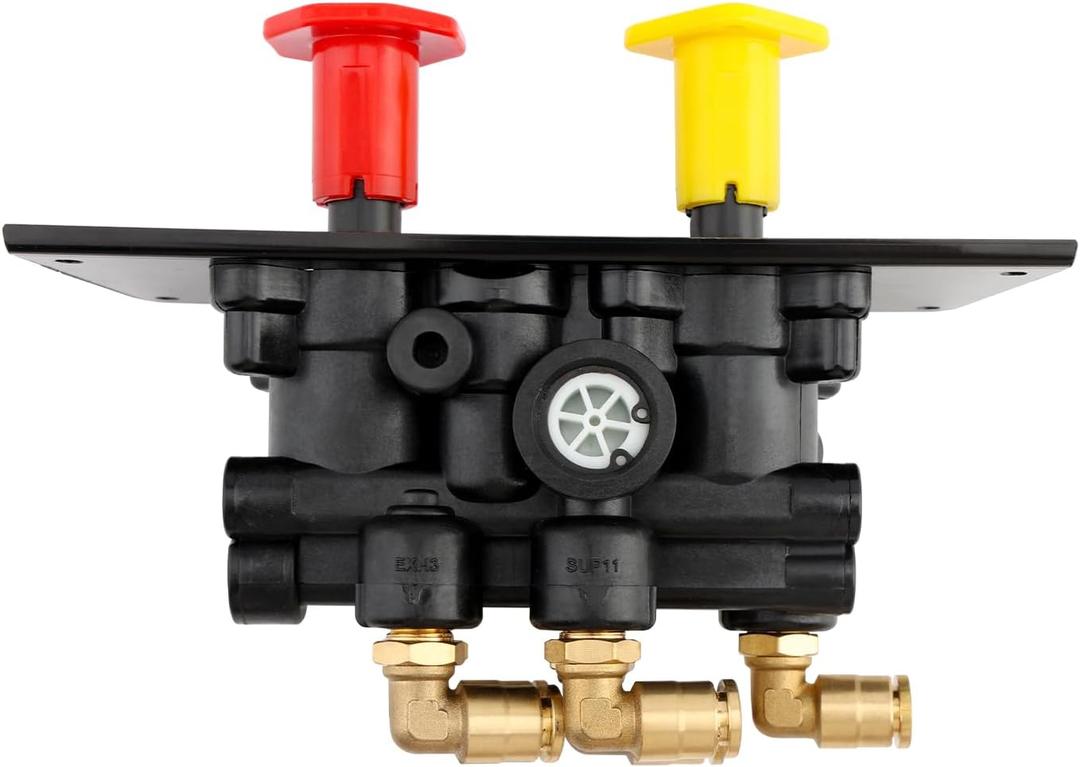 801631 MV-3 Dash Air Brake Control Valve - 5013293 MV3 Trailer Parking Brake Valve - Compatible with Bendix BX801631 745-5013293, Freightliner BW5013293, and Volvo BW801631.