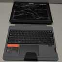 Nillkin Keyboard Case for iPad Air 13-inch (M3 2025/M2 2024), iPad Pro 12.9-inch (6th/5th/4th/3rd Gen) Rugged Case with Detachable Keyboard, Magic Trackpad, 7-Color Backlit, Portrait/Landscape, Black