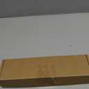 9.5 Large Acrylic Straw Holder for Cabinet Door - Reusable Tumbler Straw Organizer Storage, Small Kitchen Accessories Container, Ultra Sticky Cupboard Door Mounted (Transparent)