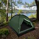 XL 1-Person Camping Dome Tent, Lightweight Waterproof Backpacking Camping Dome Tent with Weather-Resistant Rainfly & Carry Bag, Compact Outdoor Shelter for Hiking, Fishing, X-Large