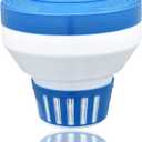 Pool Chlorine Floater, 7.5" Large Floating Chlorine Dispenser, Optimal Pool with Adjustable Release for Indoor & Outdoor Swimming Pool Hot Tub