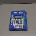 Desk Calculator 12 Digit Extra Large LCD Display, Touch Comfortable with Big Buttons, PXY Two Way Power Battery and Solar Standard Function Office Calculators