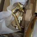 Schlage Lock Company Plymouth Front Entry Handle Flair Left-Handed Interior Lever (Bright Brass) FE285 PLY 505 FLA 605 LH - LOCK FE285 PLY 505 FLA 605 LH (Standard Interior Trim)