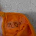 Women's Bathing Suit Bottoms Full Coverage Ruched Bikini Tankini Bottom Swimsuit Brief (Large, Orange)