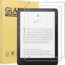 Tempered Glass Screen Protector for New Kindle Paperwhite and Colorsoft Signature Edition 7.0 inch 2024 Release (Clear, 7 Inch Paperwhite 2024), (2 Pack)