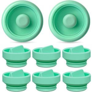 TB Tbuymax 2pc Diaphragm and 5pc Duckbill Valves Compatible with Elvie Stride Breast Pump Parts, Replace for Elvie Stride Pump Not Original Pump Seals Membrane Accessories
