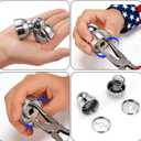2 Pcs Stainless Steel Magnetic Door Stopper - Heavy Duty Magnetism Door Holder for Bedroom, Bathroom, Kitchen, Home Office