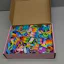 JOYIN Square Pop Fidget Keychain 90 Pack Pop Fidget Toys Bulk Party Favors for Kids 4-8,8-12 Years, Halloween Goodie Bags Stuffers Back to School Gifts for Students Classroom Prizes Sensory Toys