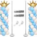 Balloon Column Stand Kit, 7 Ft Adjustable Tower, Set of 2, Party Decoration for Birthday, Wedding, Baby Shower (set of 2)
