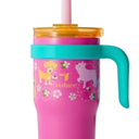 REDUCE 14 Oz Coldee Kids Tumbler with Lid - Coldee Insulated Travel Mug - Spill-Proof, Sweatproof Stainless Steel, BPA-Free - Includes Handle 