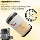 6pcs FS20313 Fuel Water Separator Filter Replacement for Volvo D11 D13 D13TC, for Mack MP7 MP8 MP8, 20514654 24009059 24009058