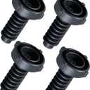 DC61-01722B Leveling Leg Replacement Parts for Samsung Washer Adjuatable Legs Rubber Pad Pedestal Feet Bottom Foot WA50R5400AV/US WA50R5200AW/US Washing Machine Leveler Rubber Foot Pads 4 Pcs