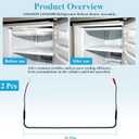 242044020 242044008 Refrigerator Defrost Heater for Frigidaire Refrigerator
2Pcs, Also for Electrolux,Gibson,Kelvinator,White,Westinghouse,Tappan,Kenmore,AP4567873,