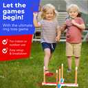 Elite Sportz Ring Toss Games for Kids - Outdoor Yard Game for Adults & Family - Backyard Toys, Outdoor Game, Backyard Games, Lawn Games for Kids Ages 4-8