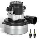 Anrain 116392-00 116392-01 Vacuum Motor, 120V 2-Stage Motor/Blowe，Replacement for AMETEK Lamb 116392-00, for Commercial Canister/car wash/Utility/Central Vacuum Systems