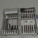 toolant Magnetic Screwdriver Bit Set, Impact Driver Bit Set, 1/4'' Hex S2 Steel Impact Driver Bit Set with Storage Box, 46-Piece