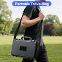 Auarte [Super Hard Carrying Case for Nintendo Switch 2(2025),All In One Portable Fully Protective Hard Travel Case,Waterproof Bag for Console Controller Accessory (Black)