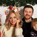 2 x Deer Reindeer Elk Headbands: Women Girls Fairy Headwear Floral Flower Headdress Hairband for Christmas Xmas Party