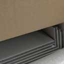 5 Pack 36x12in Wire Shelf Cover for Pantry, Closet, Kitchen  Waterproof Faux Wood-Look Wire Rack Covers for Shelves, Multiple No-Tool Installation (36x12x2in, White)