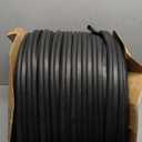 Trim-Lok DDA2513-25 EPDM Dual Durometer Rubber/Metal Carrier Coextruded Trim Seal with Top Bulb, Fits Edge 0.040" - 0.125", 25' Length