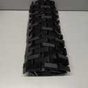 Bambo Bath Mat Bathroom Runner Long Large Rugs Floor Wood Shower Bathtub Waterproof Non Slip Accessories 16x48 Inch Easy to Clean, Black,1 Pc