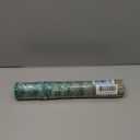 Ultra Thin Bath Mat, Teal Bath Mat, 1/10 in Thin Bathroom Rugs Fit Under Door, Non-Slip Rubber Backing, Absorbent, Quick-Dry, Washable Funny Beach Decor for Shower and Tub, 24X16''