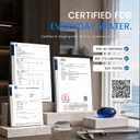 Purewell 5-Stage Gravity Water Filter System with Alkaline Water Technology