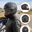OUMURS Modular Motorcycle Helmets Full Face Flip up Street Bike Motorcycle Helmet for Unisex Adult Model 912