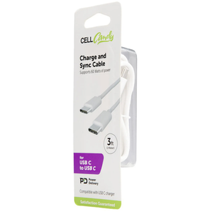 CELLCANDY Fast Charge and Sync Cable 3ft
