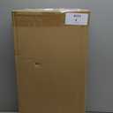 Qunclay 6 Plastic Freezer Organizer Bins with Wheel Set Clear Tall Narrow Kitchen Pantry Organizer Snack Storage Containers for Office Refrigerator(10 x 13.3 x 5.5 Inches)