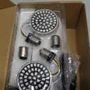 PBYMT 1157 Front Rear LED Turn Signals 1156 Bullet Turn Light Indicator 2 Inch Smoke Lens Cover Compatible for Harley Dyna Softail Touring Street Glide Road King 1986-2024