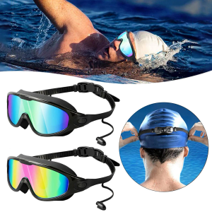 My Cool Summer Goggles,My Cool Summer Clip On Goggles,Tyglobal Swim Goggless With Earplugs,Hd Swimming Goggles 2Pcs