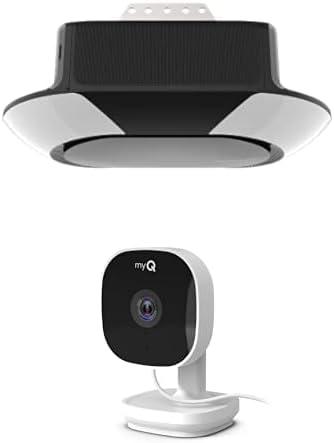 CHAMBERLAIN B6713T Garage Door Opener + myQ Smart Indoor Security Camera