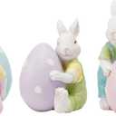 Braxio Spring Easter Bunny Eggs Decoraion - Cute Bunny Easter Decorations for The Home/Spring/Weddings Set of 3