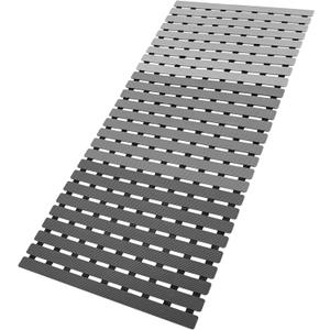 MBOSS Bath Tub Shower Mat Non Slip Bathtub Mats for Bathroom Shower Floor Mat Bath Mats for Shower Tub Anti Slip Shower Mat with Drain Hole and Large Suction Cups (Gradient Grey, 37.5 X 15.7 Inch)