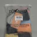 POKARLA Womens Cotton Underwear High Waist Full Coverage Briefs Soft Breathable Postpartum Panties Stretch Underpants, 5 Piece, M
