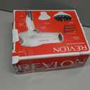 REVLON Infrared Hair Dryer with Diffuser & Concentrator - Ionic Ceramic Blow Dryer for Frizz Control, Shine, Soft Hair & Moisture Protection - 1875W Professional Salon-Quality (White)