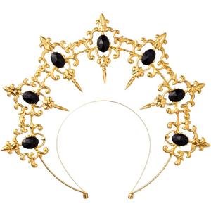 BLESSUME Halo Crown Mary Goddess Headband Women Halloween Costume Headpiece 