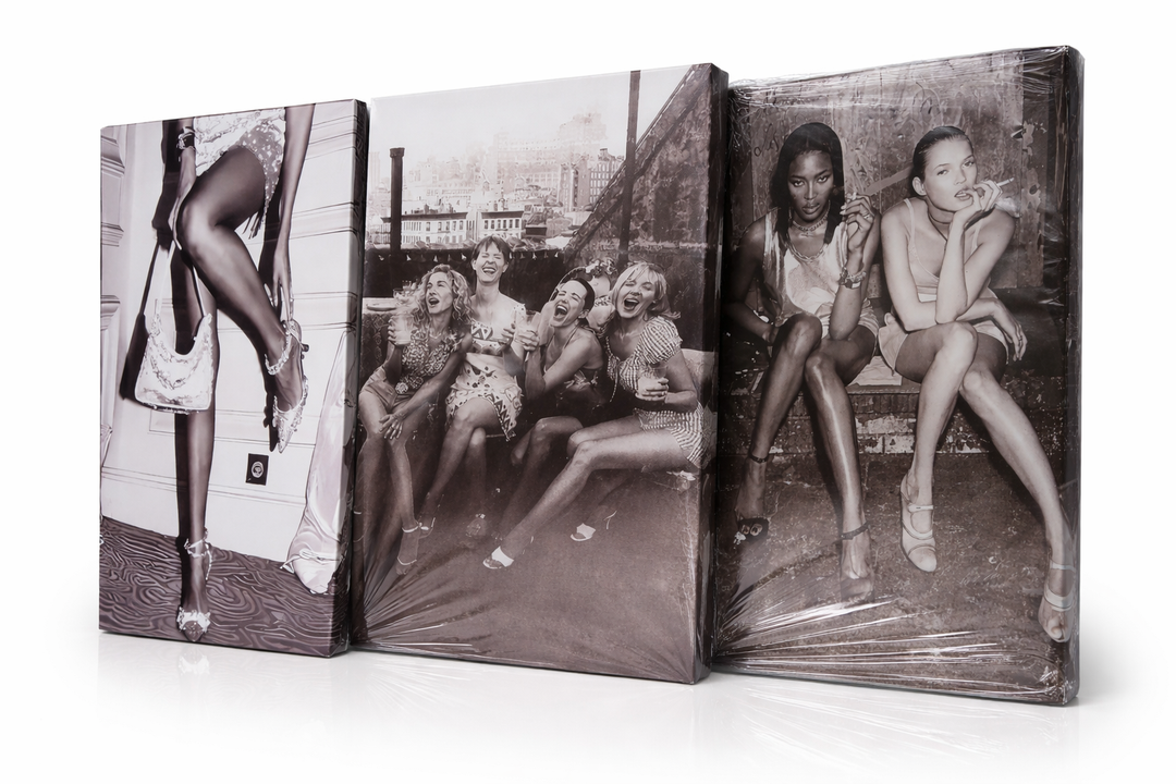 3Pcs Framed Vintage for Home Living Room Bathroom Office, 16x24"