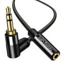 Yeung Qee 3.5mm Male to Female Extension Stereo Audio Cable 3 ft, Audio Extension Cable, AUX Headphone Extension Cable Stereo Jack Cord for Phones, Headphones, Speakers, Tablets, PCs and More（3ft/1M）