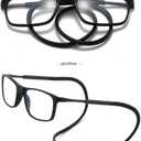 Magnetic Blue Light Blocking Reading Glasses for Men&Women, Bridge Front Connect Reading Glasses, Reading Adjustable