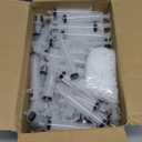10ml Syringes Bulk 200 Pack Plastic Large Syringe with Tip Cap, Measuring Syringes, Oral Syringe for Scientific Labs, Feeding Pets, Measurement,Refilling, No Needle