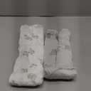 2-Pack Organic Changing Pad Covers for Girl, Boy, Neutral - 100% Cotton Changing Table Pad Cover, Soft Baby Nursery Diaper Changing Pad Sheets, Contour Changing Pads Liners, Change Pad Cover (Elly)