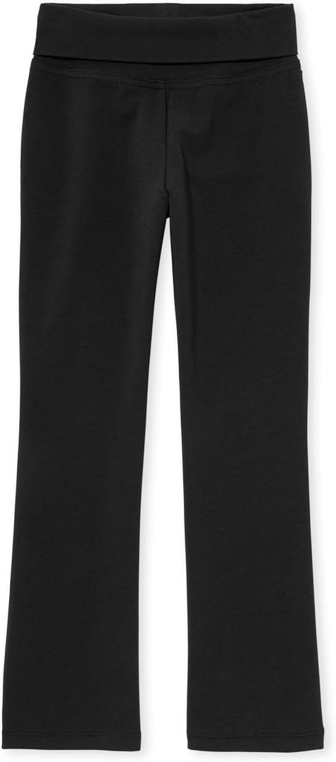 The Children's Place Girls' Active Foldover Waist Pants (X-Large)