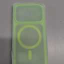 TOCOL for 17Pro Case, Full Camera Protection, Built-in Magnetic Ring, Compatible with Magsafe Charger, Drop Protection, Translucent Matte Phone Case for 17 Pro 6.3 inch (Light Green)